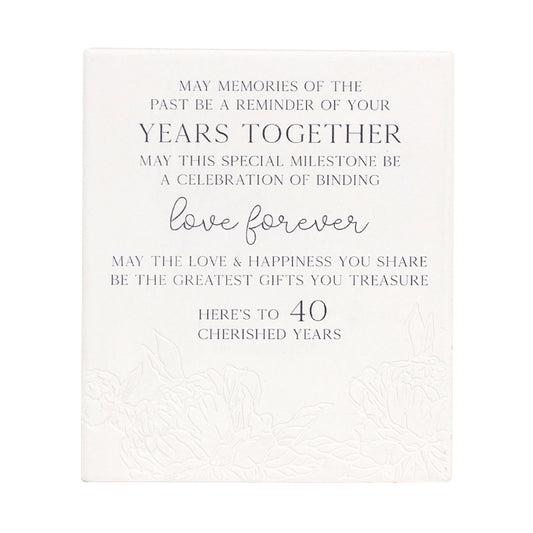 Anniversary 40 Verse