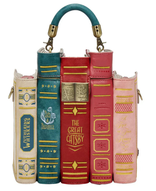 Bookshelf Boulevard Book Stack Bag | Vendula London