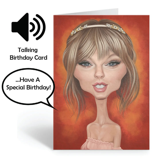 Taylor Swift - Greeting Cards - Blank. Loudmouth Range