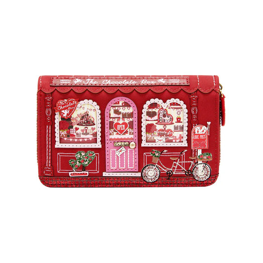 The Chocolate Box Medium Ziparound Wallet | Vendula London