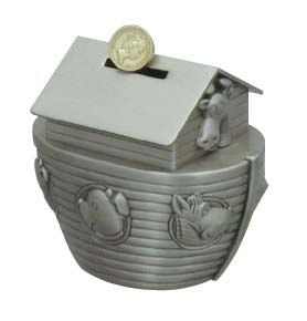 Bank Noah’s Ark pewter finish