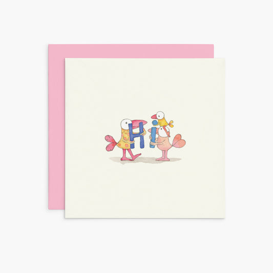Hi | Twigseeds Greeting Card
