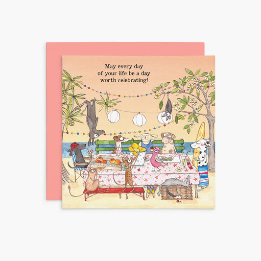 May every day of your life | Twigseeds Greeting Card