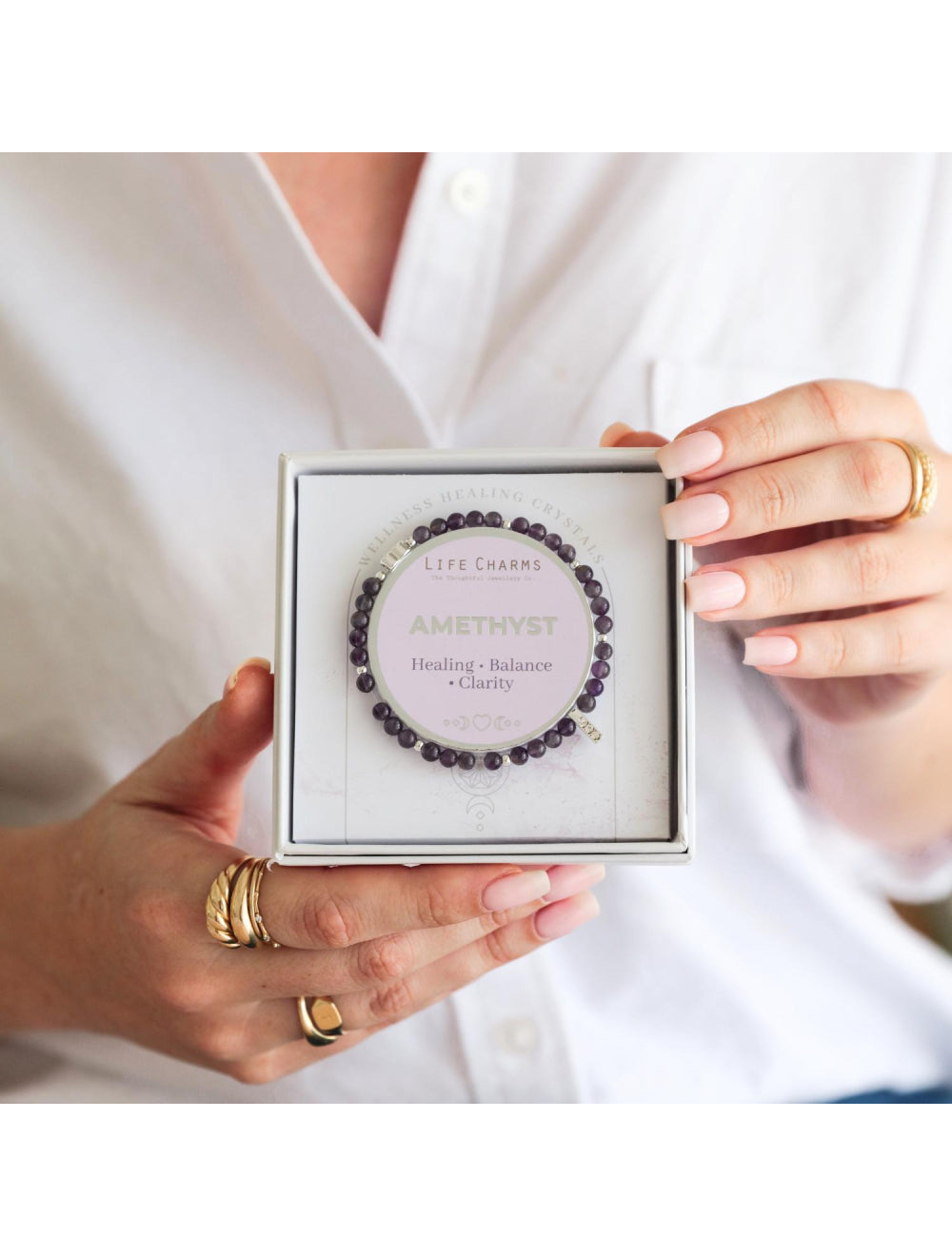 Life Charms Healing Stones Bracelet