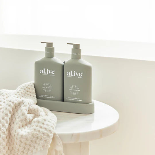 Wash & Lotion Duo | Green Pepper & Lotus | al.ive