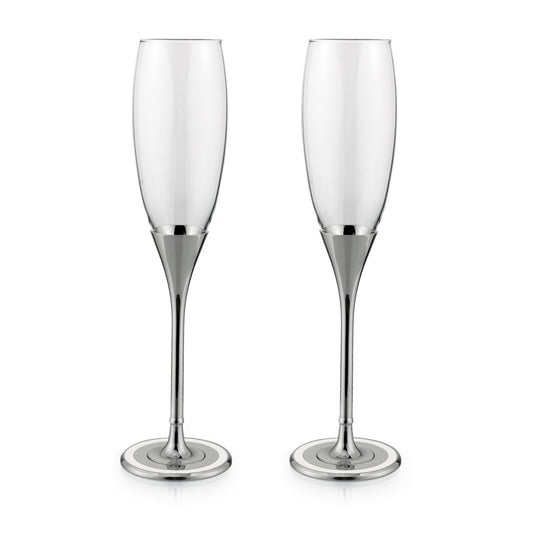 Winter Wonderland - Champagne Flute Pair